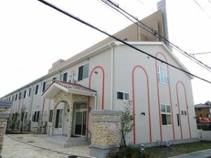 住宅型有料老人ホームの建物の外観
